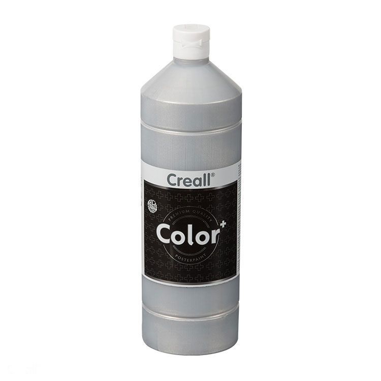 Plakkaatverf - Creall Color+ - 1000ml - Zilver