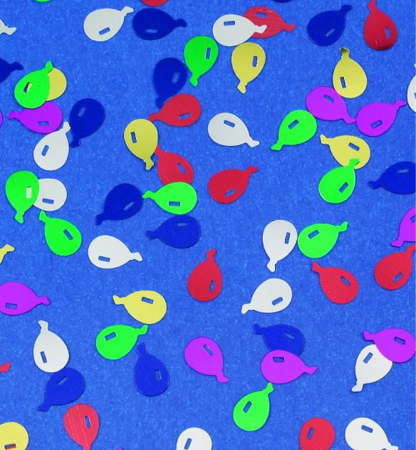 Ballon Confetti - Assorti Kleuren - 10mm