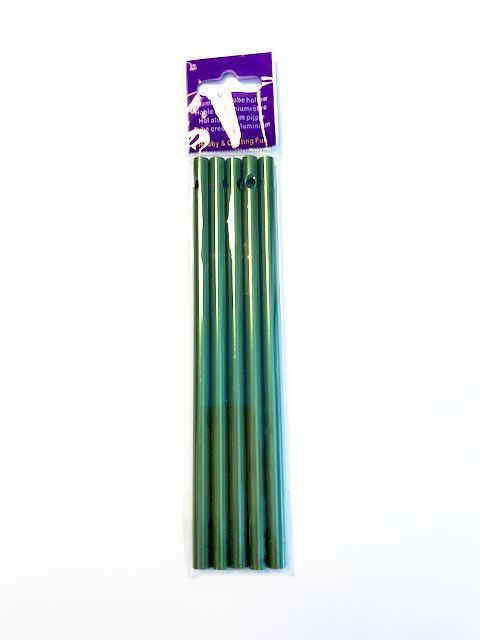 Windgong Tubes - Aluminium - 6mm x 11cm - Grün