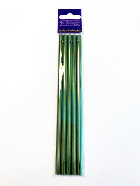 Windgong Tubes - Aluminium - 6mm x 17cm - Grün