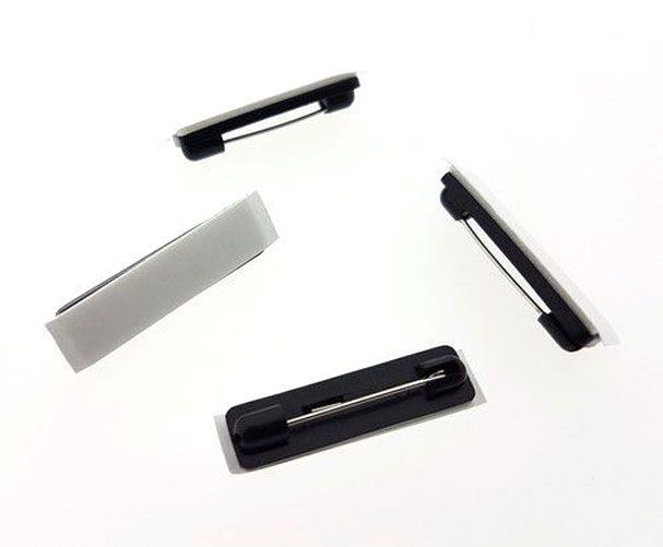 Broschestift mit selbstklebende Schaumstoff - 32mm - Schwarz