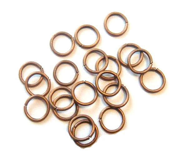 Single Split Ring - Antique-Copper - 6mm 