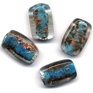 Hand-made  Jewelry Beads - Transparant Licht Turquoise