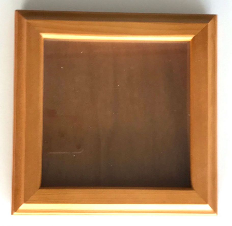 Diorama Houten Lijst - Pitch-Pine - 290 x 290 x 25mm