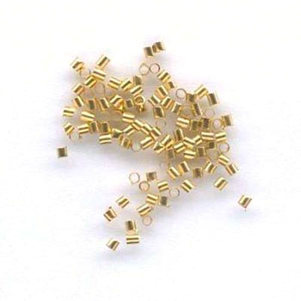 Crimp Beads - Tube - Gold