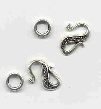 Clasps - 2 Sets - Silver
