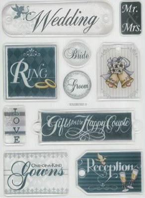 Mariage - Relief Stickers