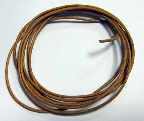 Leather Cord - Natural - 2mm - 2M