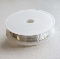 Draad Silver-plated copper - Zilver - 0,8mm x 3meter