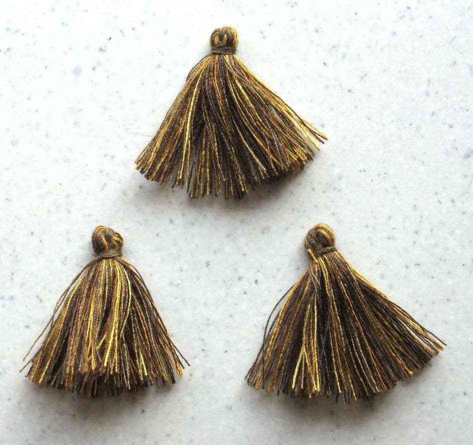 Thread Tassel - Bruin - 3cm