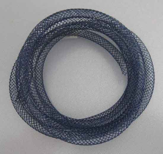 Fish Net Tubes - Nylon - Navy Blauw