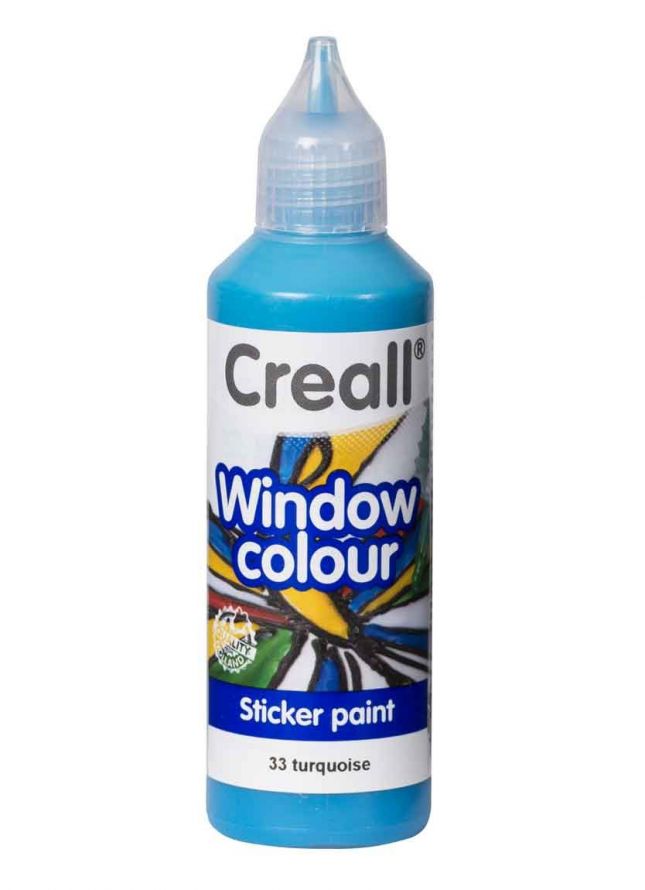 Window Colors - CREALL-GLASS - Sticker Paint - Turquoise