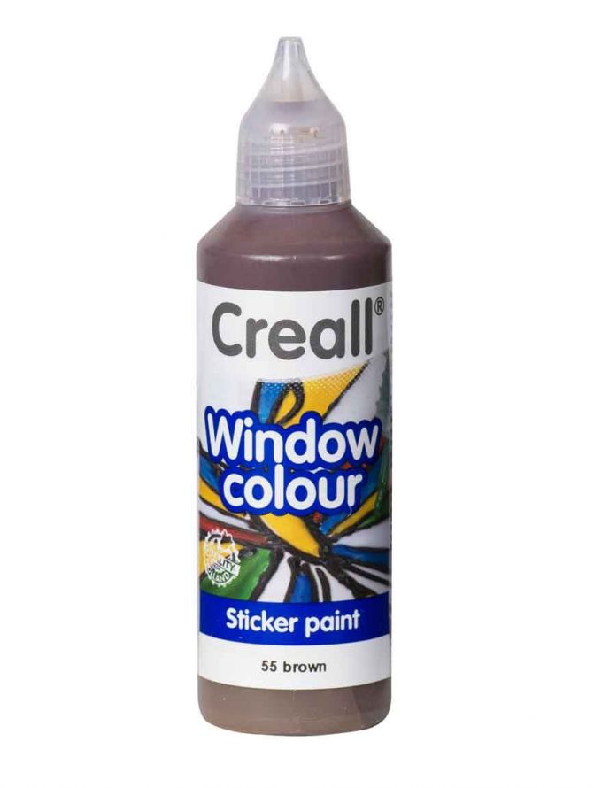 Window Colors - CREALL-GLASS - Sticker Paint - Brown