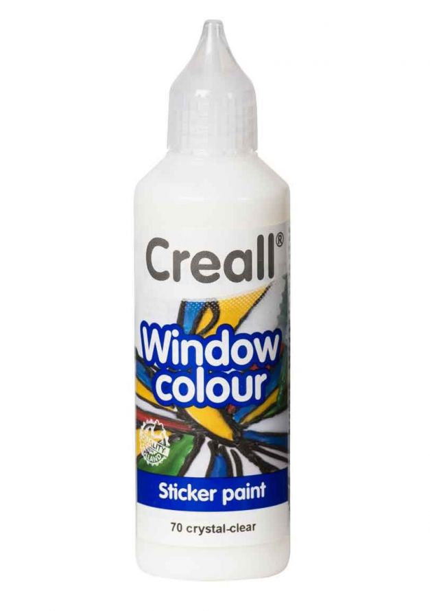 Glas Verf - CREALL-GLASS - Windowcolor - Kristal Helder