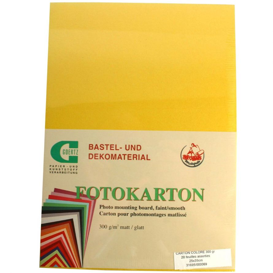 A4 Cardboard Packets - Contains 20 Sheets