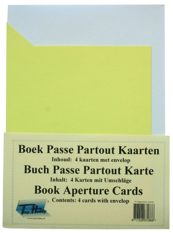 Book Cards Package - Light Yellow