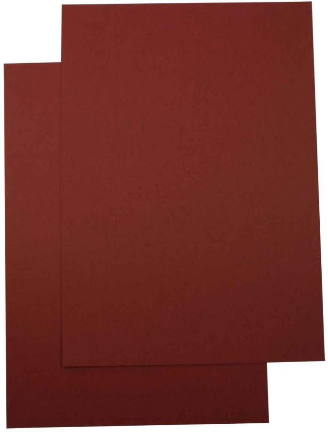 100 Texturé de Lin - Crea-Papier - Carton - A4  - Bordeaux