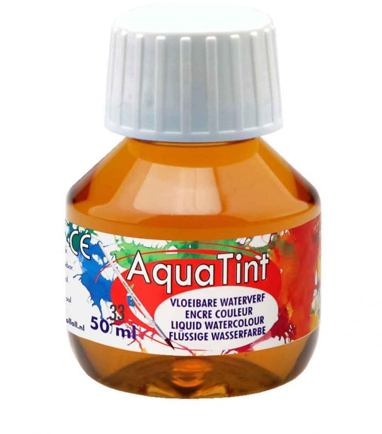 Aqua Tint - Wasserfarbe - Ockergelb - 50ml