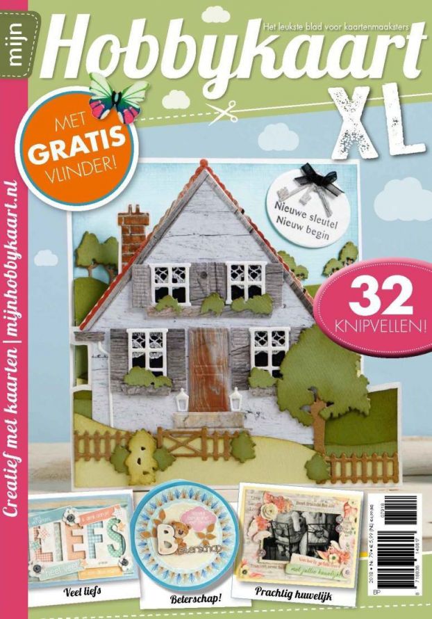 Mijn Hobbykaart XL - Met 32 Knipvellen en Stansvel - Dutch Language