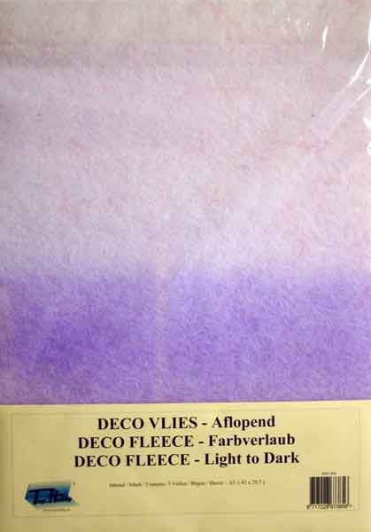 10 Deco Fleece - Violet - A3 Feuilles
