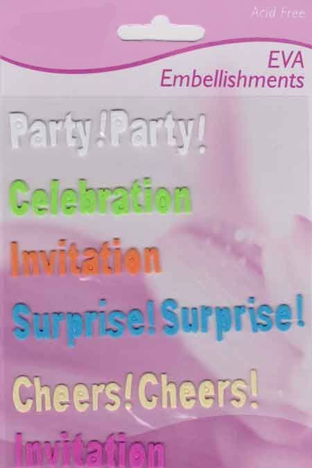 Invitation - Foam - Diverse kleuren