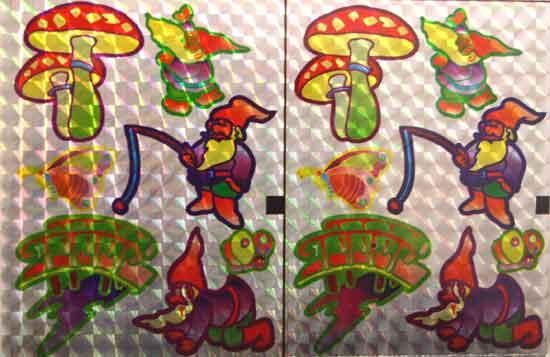 Gnomes - Holographic Cut Stickers