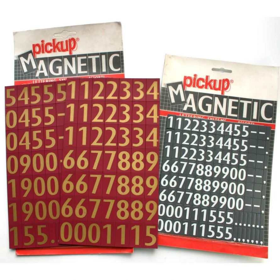 Pickup Magnetic System - Numbers