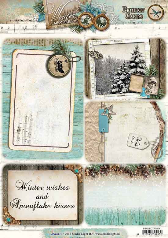 Winter Memories - Project Cards Die-cut sheets