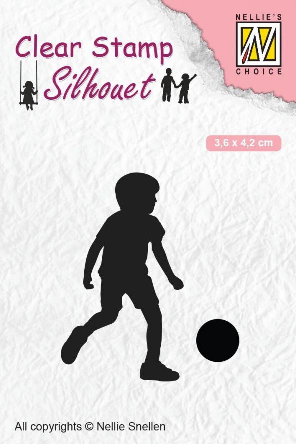 Clear Stempel  - Silhouette  Football Player