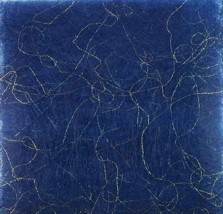 Spinnenweb de Luxe - Papier Rol - Donker Blauw - 25M x 60cm