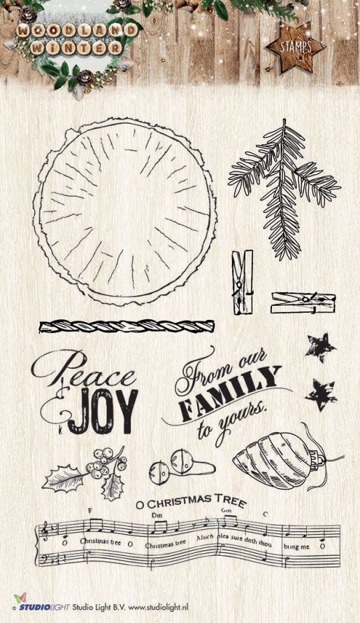Woodland Winter - Clear Stamp - A6