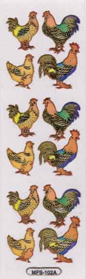 Hühner Sticker