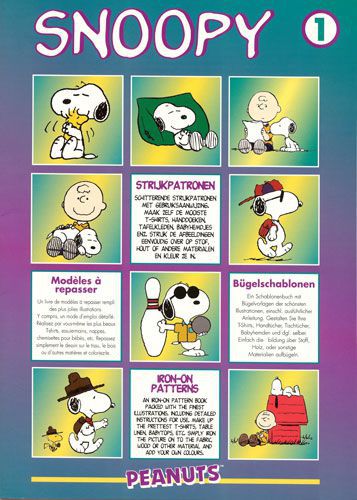 A4 Bügelschablonen Buch - Snoopy