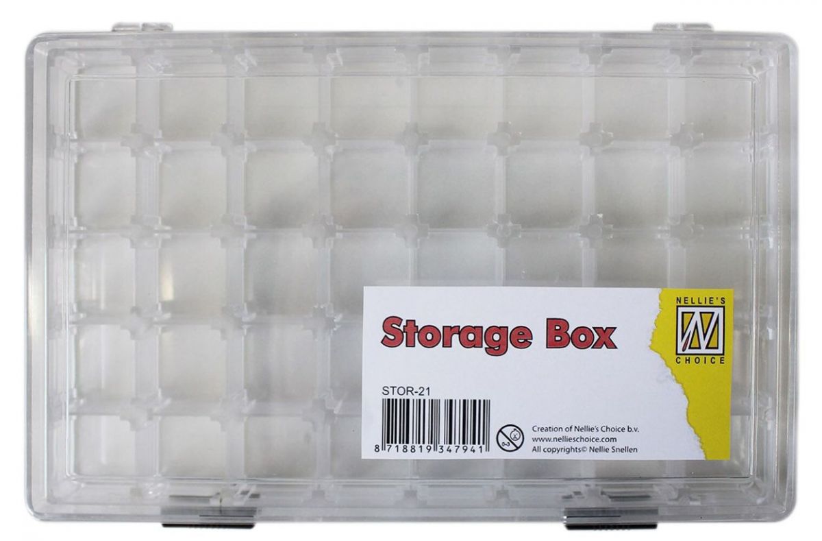 Storage Box with 40 Compartiments of  2,3 x 2,3cm