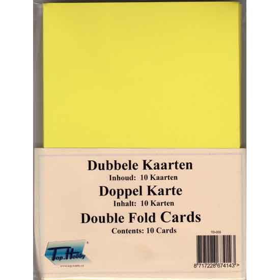 Doppelkarten - Gelb