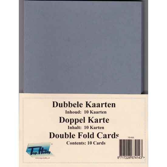 Double Fold Cards - Dark Grey
