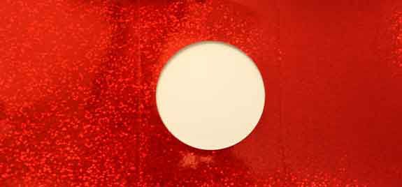 100 Round - Passe Partout Cartes - Rouge Holographique