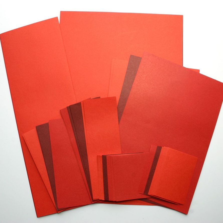 Knutsel en Knip Papier - Rood