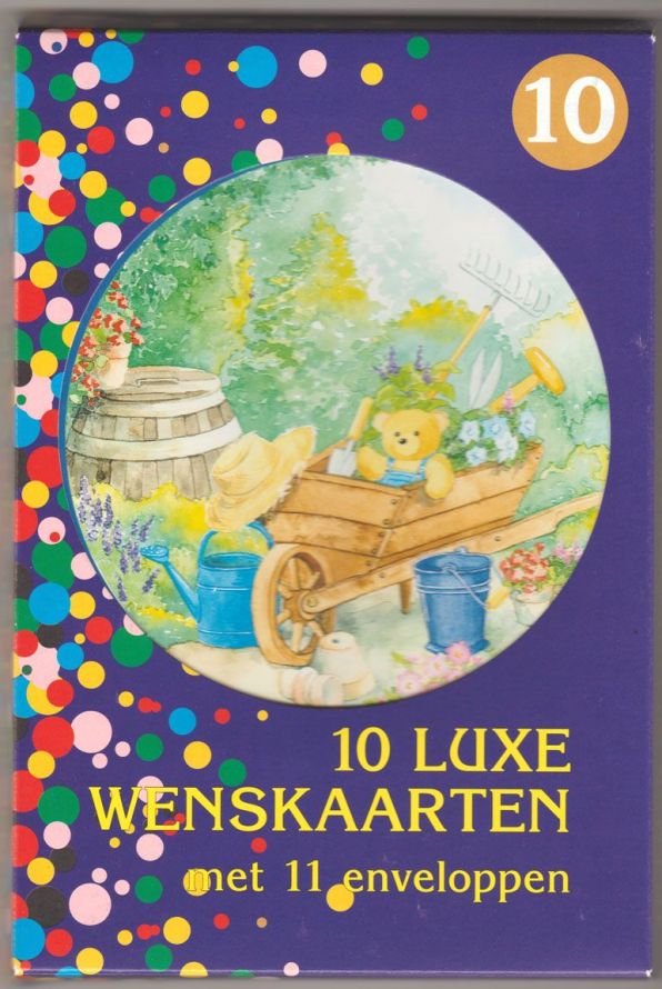 Wenskaarten Doosje - 10 kaarten met envelop