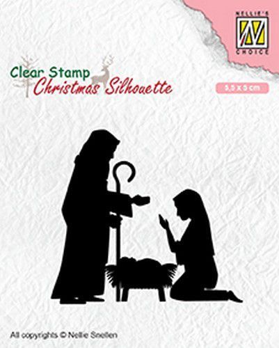 Clear Stempel  - Silhouette - Nativity-2
