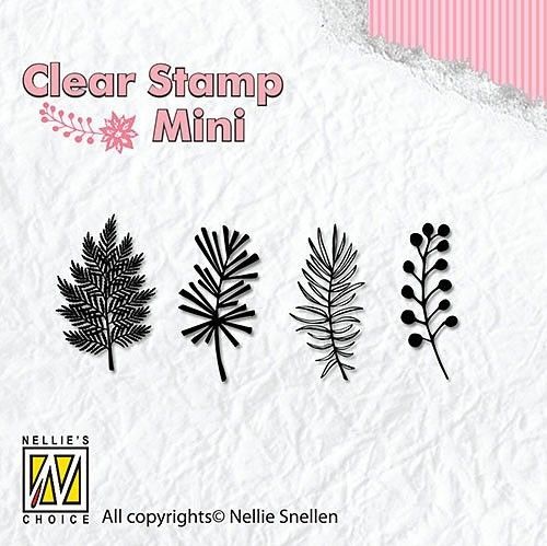 Clear Stamp - Mini - Christmas Branches