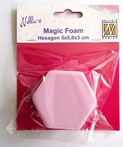 Magic Foam Block - Hexagon - 5x5,8x3cm