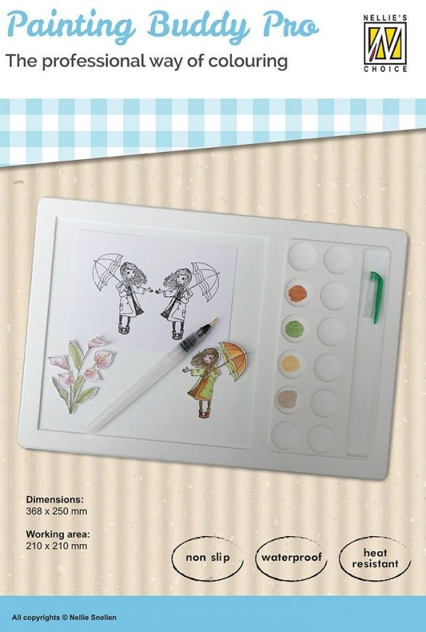 Painting Buddy Pro - 368x250mm (work area 230x210mm) - The Professional way of colouring