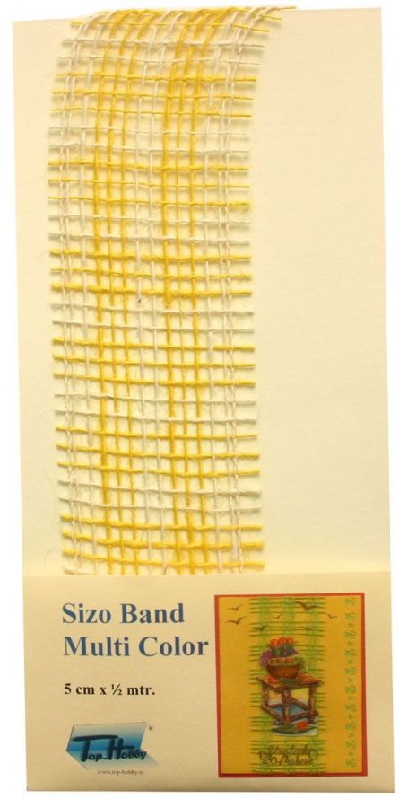 Sizo-Band Multi-Colour Packung - Gelb-Elfenbeinweiß