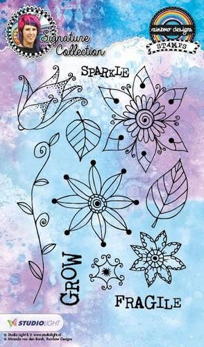 Rainbow Designs - Clear Stamp - A5 Size 