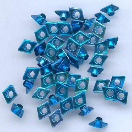 Eyelets Diamond - Turquoise - 6x8mm