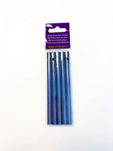Windgong Tubes - Aluminium - 6mm x 9cm - Blauw
