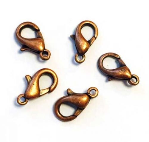 Lobster Clasp - 12mm - Antique-Copper   