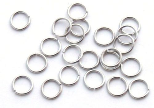 Single Split Ring - Silver - 6mm