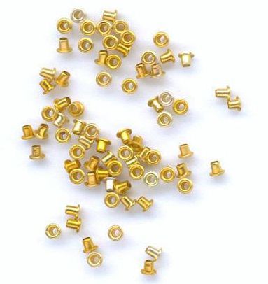 Eyelets Round - Or - 1,1mm